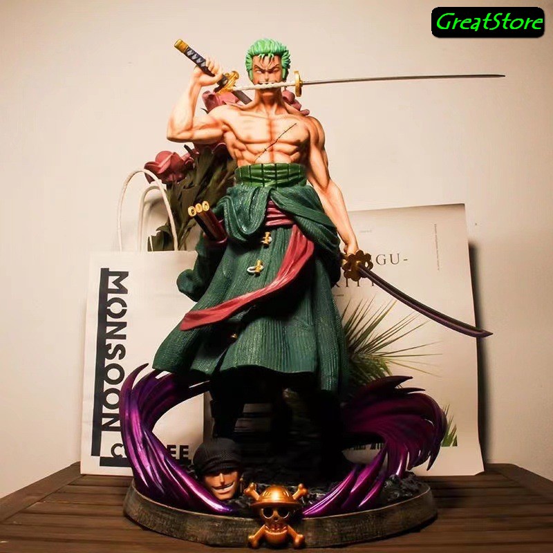 Mô hình One Piece Zoro Tam kiếm 2 đầu trong One Piece Figure 22cm