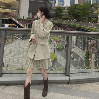 (R121) set váy áo vest ulzzang học sinh hàn quốc