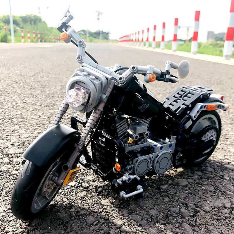 Đồ chơi Lắp ráp mô hình Technic 7049 Harly motor soaftal american chopper