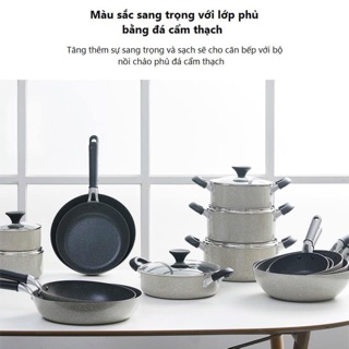 Chảo chống dính Lock&lock Beet Marble