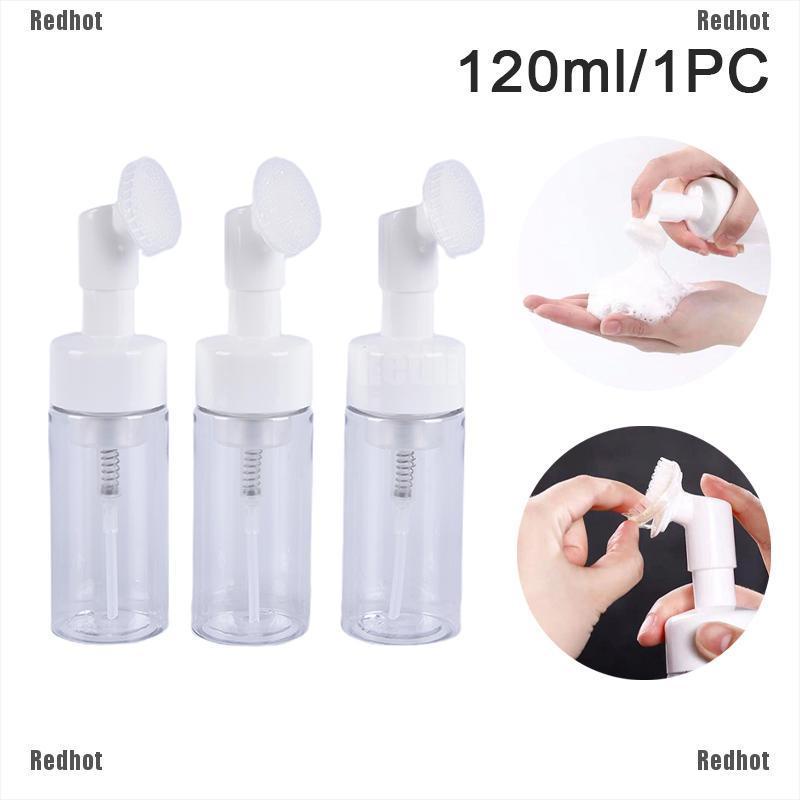 (Hàng Mới Về) Chai Tạo Bọt Sữa Rửa Mặt Bằng Silicone Dung Tích 120ml