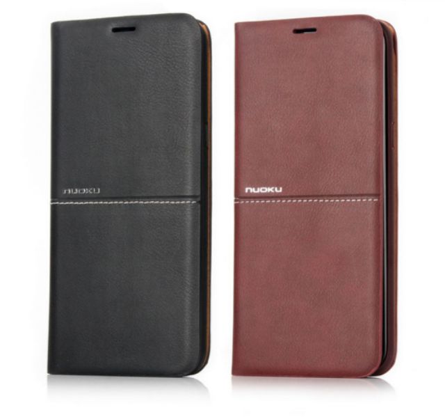 Bao da Nuoku xịn dạng ví Galaxy S8 - Đen, Nâu | BigBuy360 - bigbuy360.vn