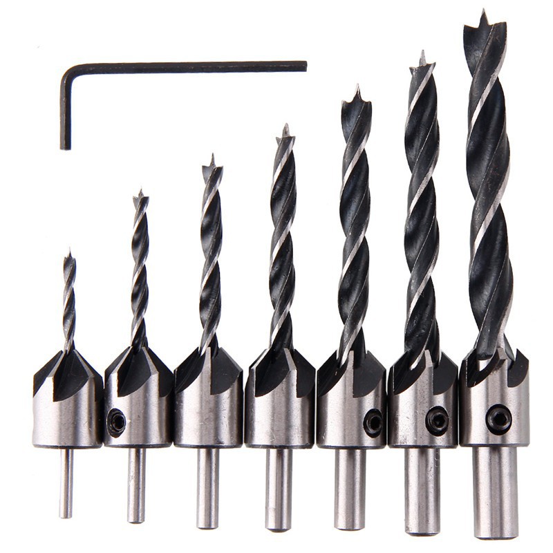 Set 7 mũi khoan HSS 3mm-10mm