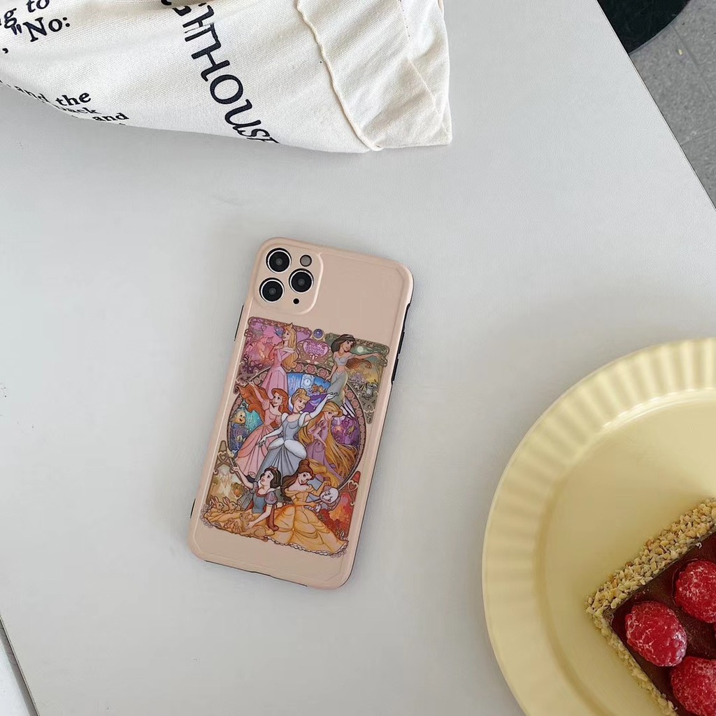 Ốp điện thoại mềm họa tiết công chúa Disney cho iPhone 7 8 SE2 plus X XS XR XSmax 11 Pro Promax | BigBuy360 - bigbuy360.vn