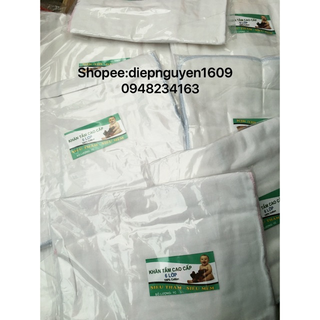 10 Khăn tắm mịn 6 lớp