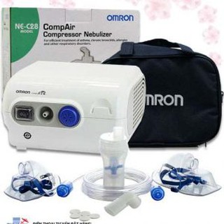Máy Xông Khí Dung OMRON NE-C28 Nhật Bản [Tặng Bộ Phụ Kiện Khí Dung Thay Thế]