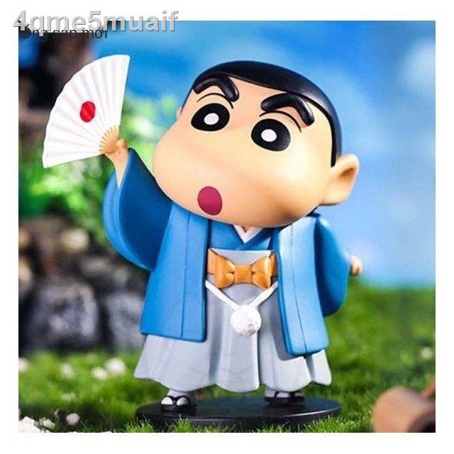 ◘┅Hộp Mù Crayon Shin-Chan Đi Du Lịch Vòng Quanh Thế Giới Mô Hình Ngoại Vi Phim Hoạt Hình Nhật Bản Làm Bằng Tay Cho Búp B