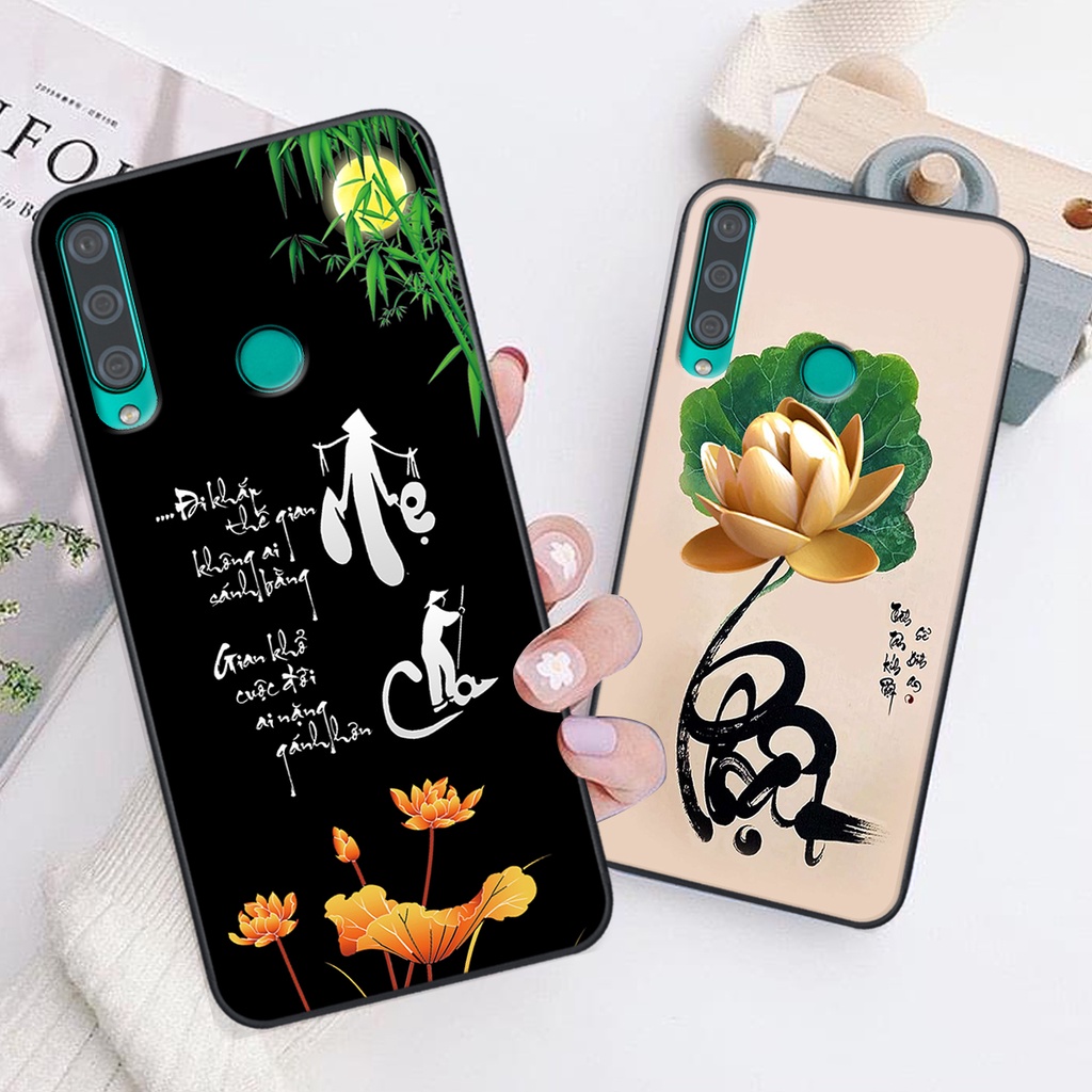 Ốp lưng Huawei Y6P in hình chữ tài chữ lộc, Cha Mẹ, bình an SIÊU ĐẸP