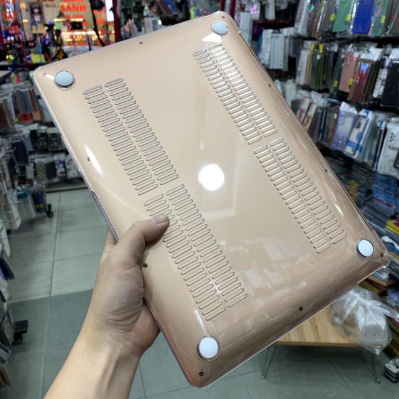 Ốp MacBook Air 2020 M1 A2337 13 inch ảnh thật trong suốt loại 1