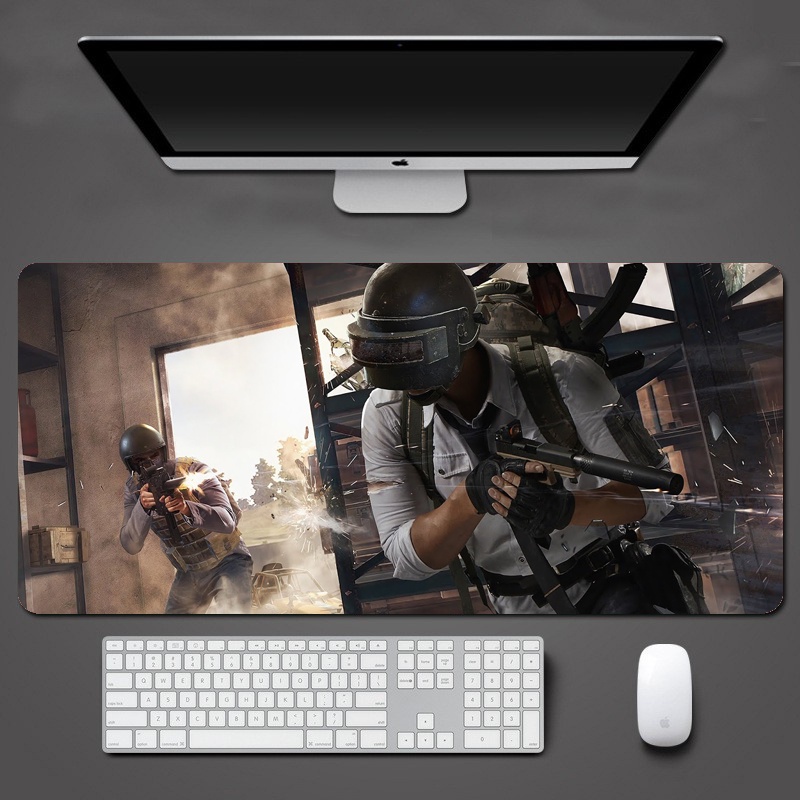 Lót chuột máy tính chuyên game thủ PUBG size lớn 90x40cm êm tay bám chuột nhiều mẫu đẹp