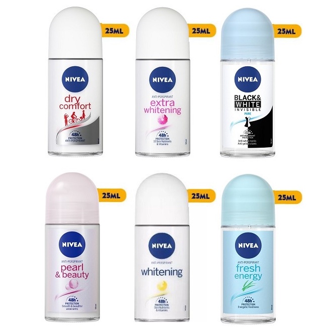 Lăn Khử Mùi Nivea Anti Perspirant 25ml - 50ml Thái Lan