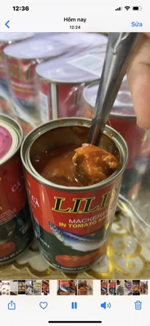 Cá Nục Sốt Cà Lilly 155g Thái lan