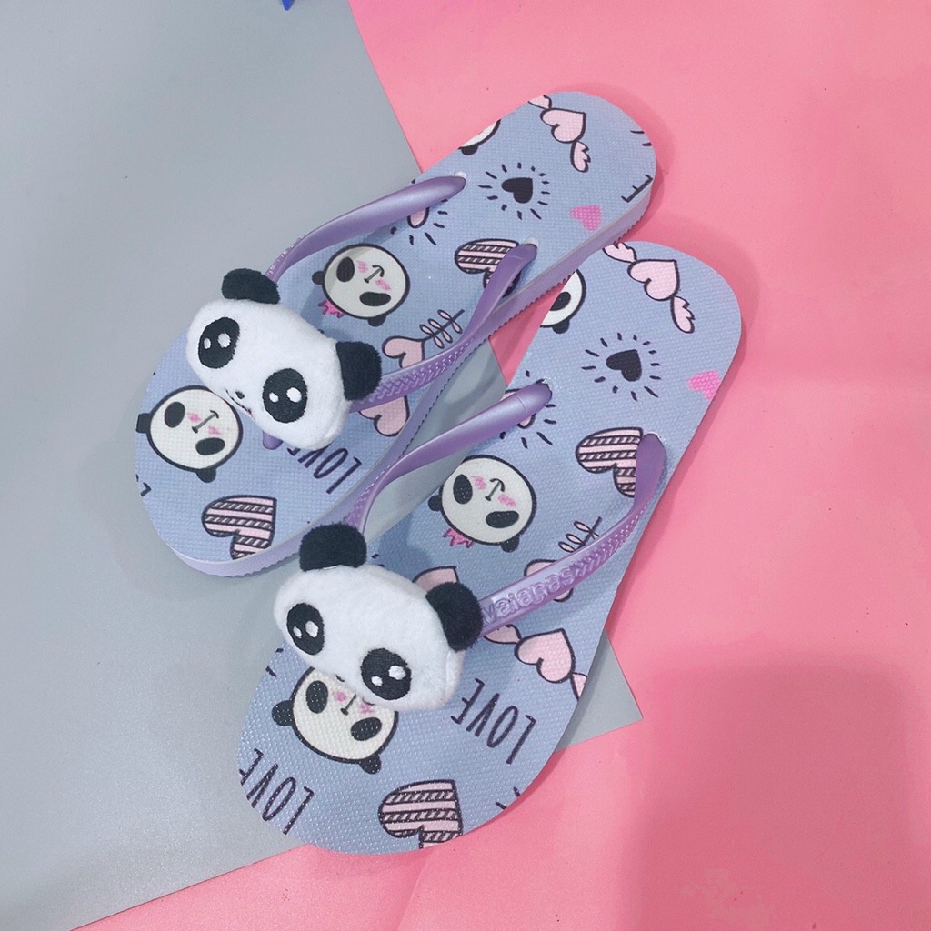 Dép lào thái gấu trúc siêu xinh