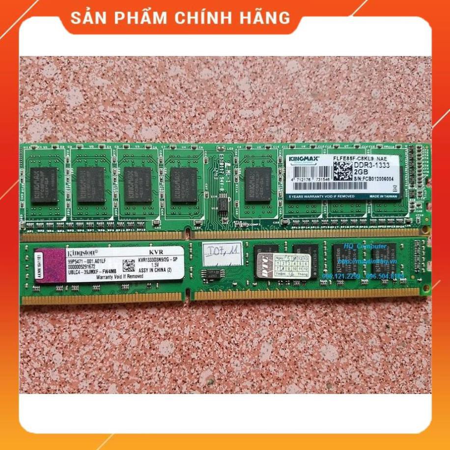 RAM Máy Tính DDR3 - 2GB - bus 1600MHz-1333mhz