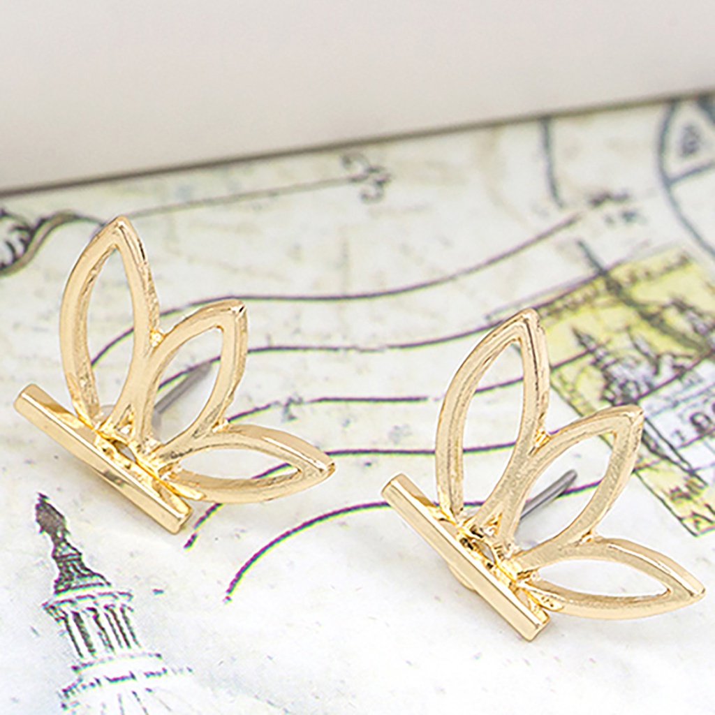 Bông tai hình hoa sen thời trang dành cho nữ