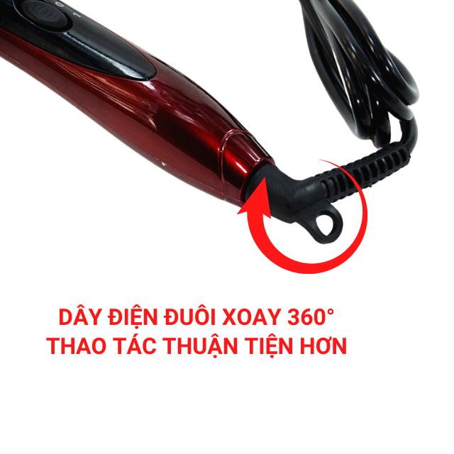 Máy Uốn Tóc Xoăn Mini Làm Xoăn Cho Nam Nữ Thanh Uốn 9mm 2 Mức Nhiệt Độ Nóng Nhanh Bảo Hành 1 Năm JD2051