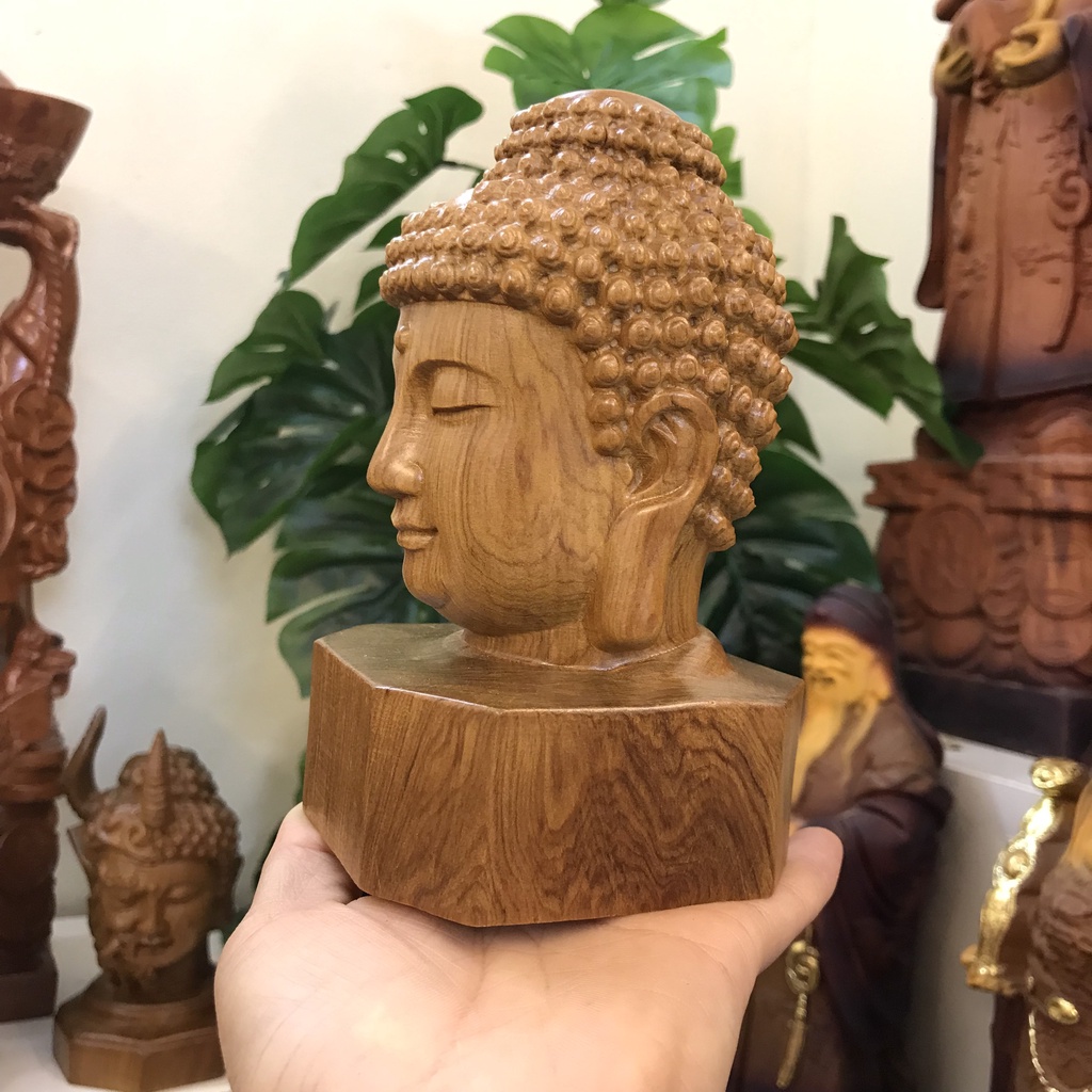 Diện Phật Bằng Gỗ Bách Xanh