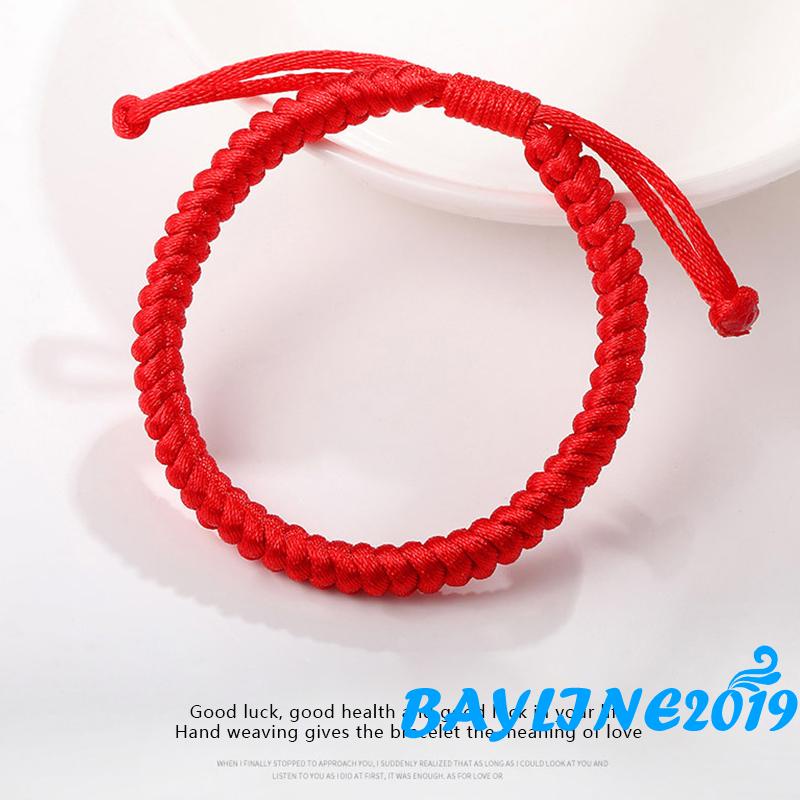 Vòng Tay Dây Đỏ May Mắn Phong Cách Phật Giáo Trung Hoa