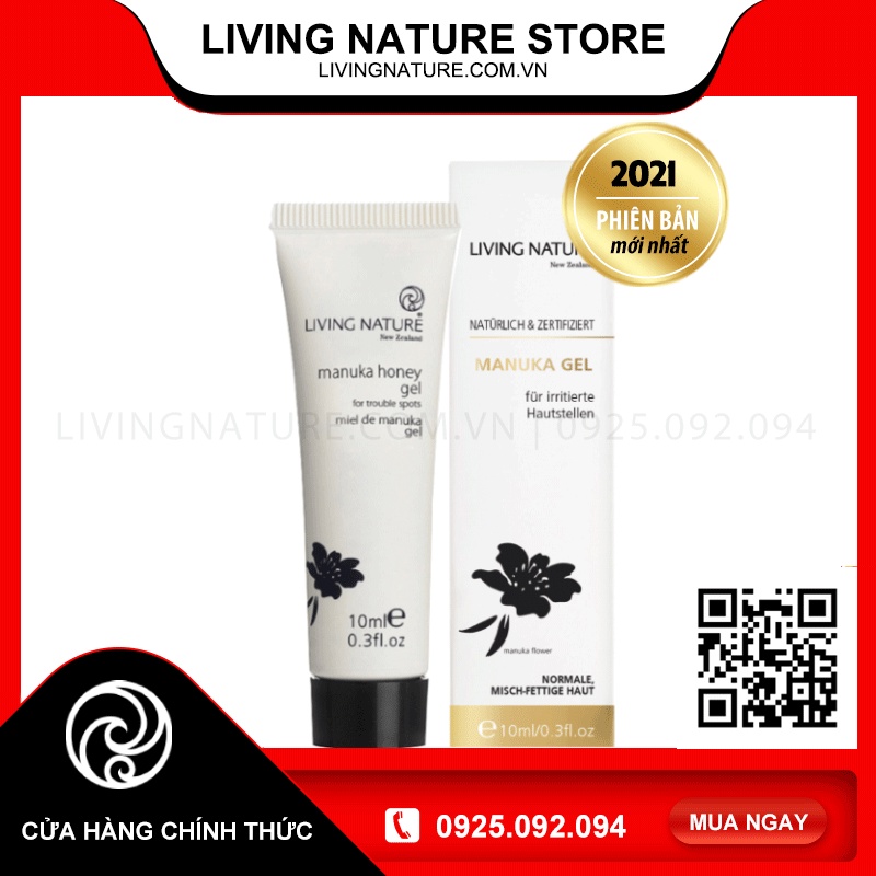 [Mẫu mới] Gel cho da mụn Living Nature Manuka Honey Gel 10ml