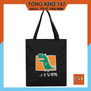 Sỉ Túi tote TN825, Túi vải đi học công sở,có khóa kéo chống rơi đồ, đựng vừa A4