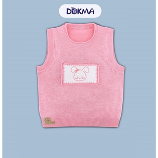 [Mã BMLT30 giảm đến 30K đơn 299K] DA762 Áo len gile cổ tròn DOKMA (6-24m)