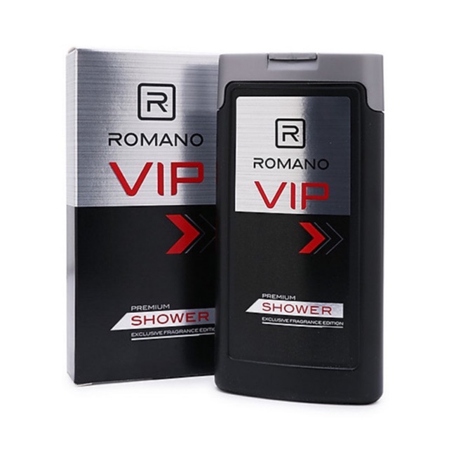 SỮA TẮM NƯỚC HOA CAO CẤP ROMANO VIP VISION/ PASSION 180G