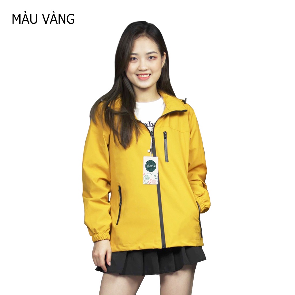 Áo khoác gió, mẫu 3 khóa, chống nước chống nhăn - Vidona Luxy. Lengend