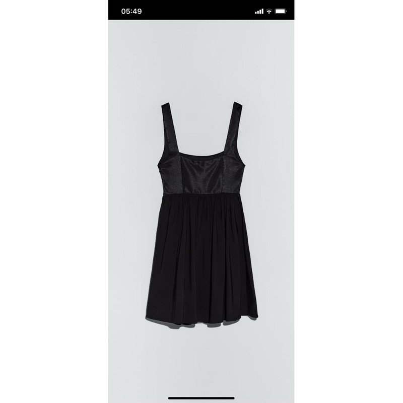 Đầm Phối Satin Zara