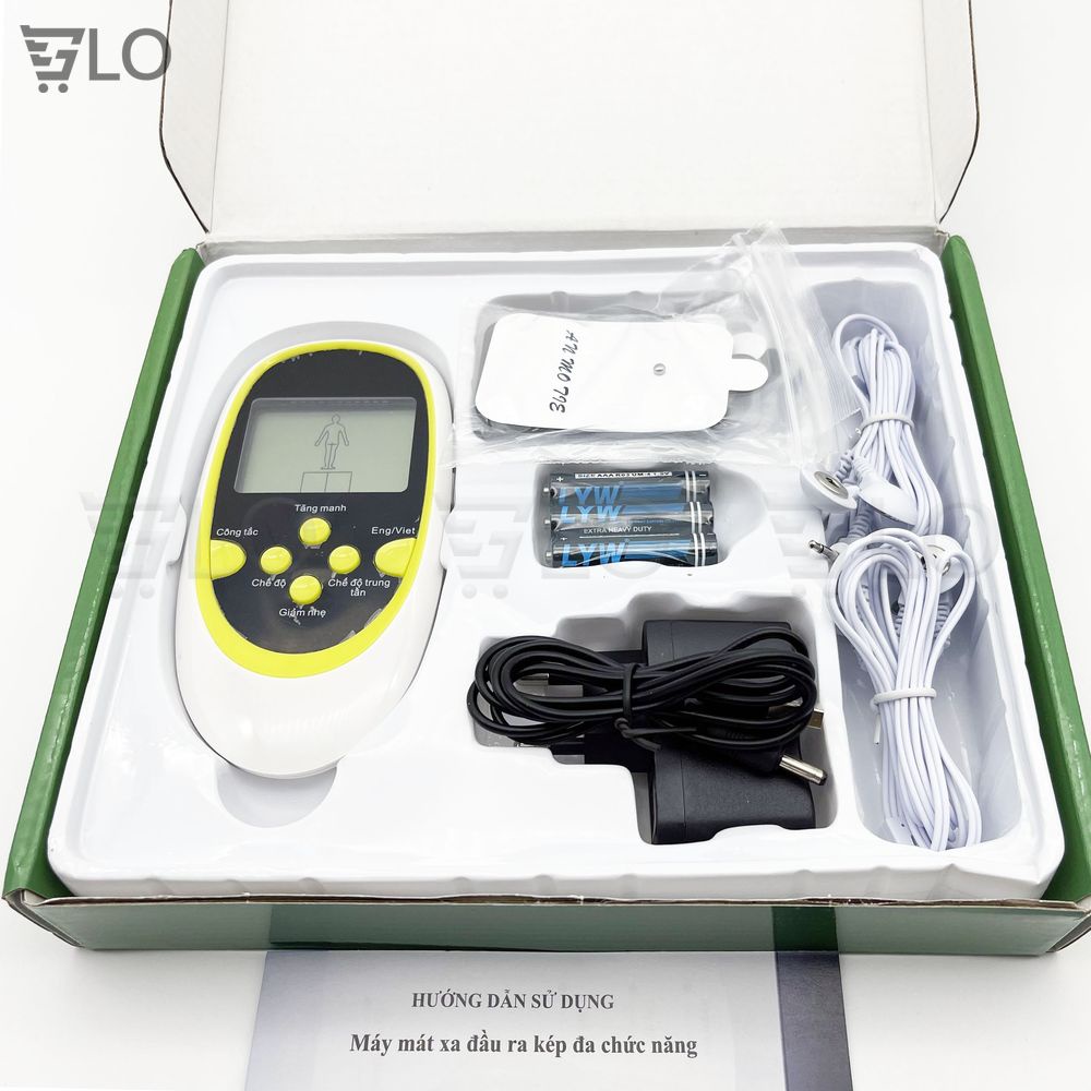 Bộ Máy Massage Xung Điện Trị Liệu 8 Miếng Dán