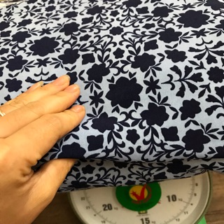 Combo vải thun hoa vải quần