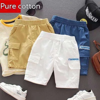 Quần short cotton thời trang mùa hè phong cách hàn quốc cho bé trai 3-4 tuổi