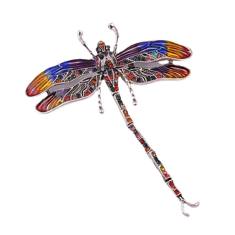 Ghim Cài Áo Hình Chuồn Chuồn Phong Cách Retro Thời Trang