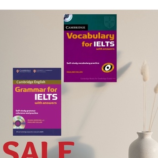 Hot - giá rẻ - bộ cambridge grammar + vocabulary for ielts
