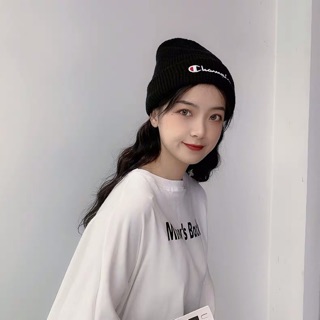 Mũ len beanie thêu Champion(video + ảnh thật)
