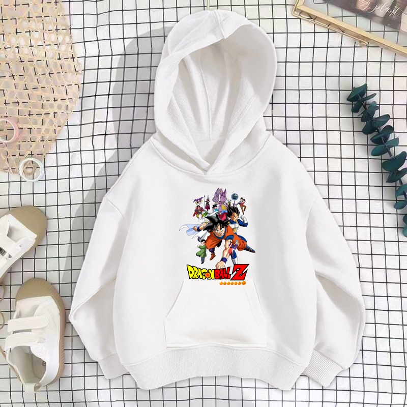 Áo khoác hoodie 7 viên ngọc rồng goku nỉ bông cực chất cho bé trai