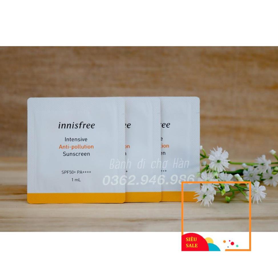 [Innisfree] Sample Kem Chống Nắng Intensive Anti-pollution Sunscreen 1ml