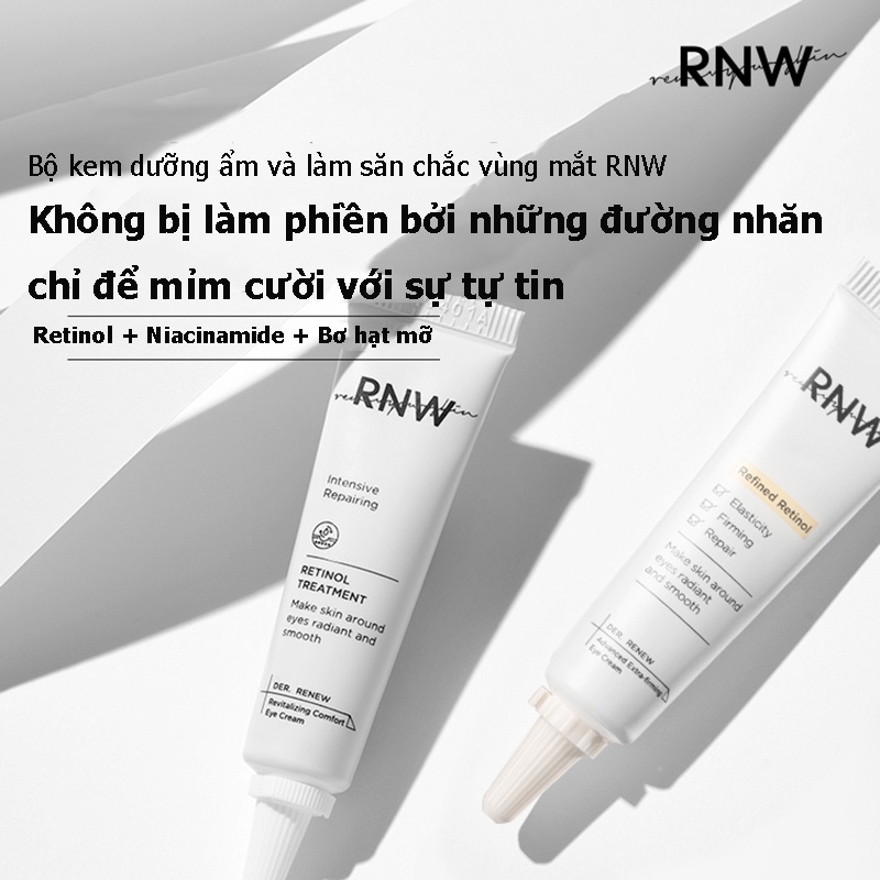 Rnw set Kem Dưỡng Da Mắt 20g Giúp Loại Bỏ Quầng Thâm Và Nếp Nhăn Hiệu Quả