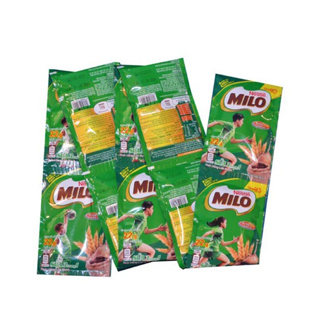 Sữa Milo bột 3 trong 1 dây 10 gói x 22g