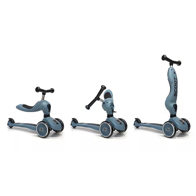 Xe Trượt Scooter Xe Chòi Chân Trẻ Em  2 in 1 chính hãng Runbro  2 chế độ Cho Bé 10 tháng-6 Tuổi