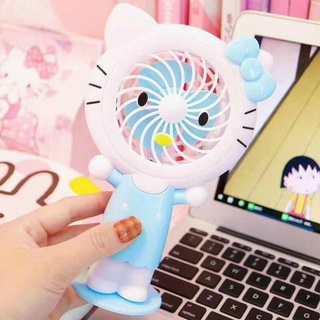 Quạt mi ni tích điện cầm tay kít ty siêu xinh