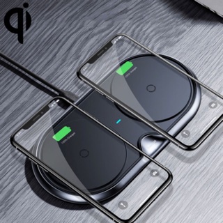 Đế sạc không dây chuẩn Qi Baseus Dual Wireless Charger cho Apple iPhone 8/ iPhone X / Samsung S8/ S9/ Note 8