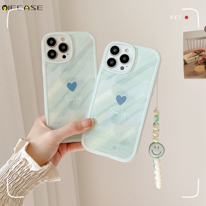 Ốp Điện Thoại Trong Suốt Hình Trái Tim Mặt Cười Cho Xiaomi Mi 12 Pro 12X 11 Lite 10 Lite 9 Redmi Note 8 K50 K40 K30 Pro