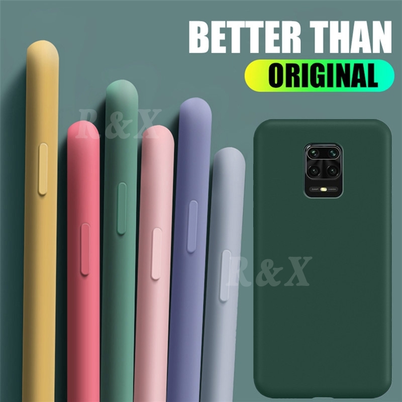 Ốp Điện Thoại Silicone Dẻo Màu Trơn Cho Xiaomi Redmi 9a 9c Note 8 Pro Note 9s Note 9 Pro Mi Note 10 Lite