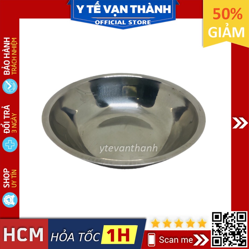 ✅ Chén Inox Y Tế Cạn- Inox 304 Cao Cấp, Sâu 2.5cm -VT0137