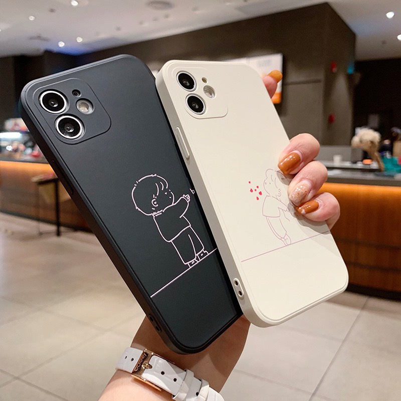 Ốp lưng cao cấp cạnh vuông   5s/6/6plus/6s/6splus/7/7plus/8/8plus/x/xr/xs/11/12/pro/promax