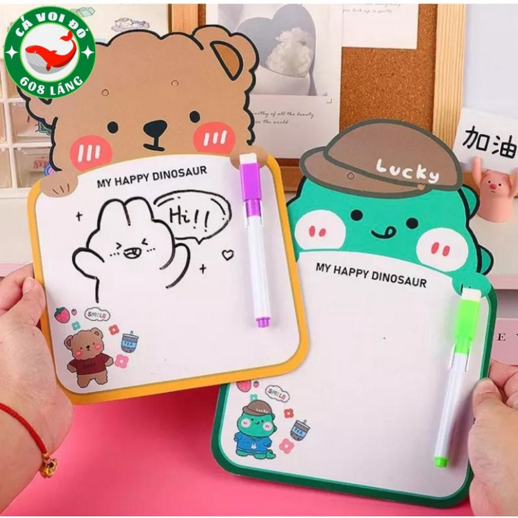 Bảng vẽ cho bé có thể viết xoá dễ dàng, đồ dùng học tập cute dễ thương làm quà tặng học sinh