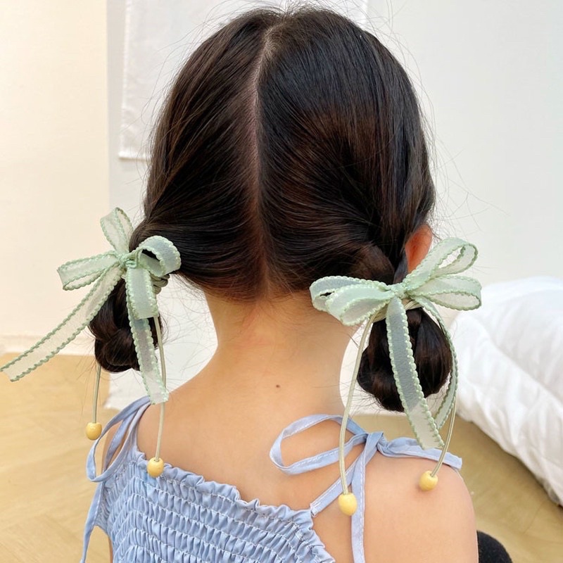 [Set 2] Dây cột tóc hình nơ phiên bản Hàn quốc cực dễ thương cho bé S2D - Nơ xinh cho bé