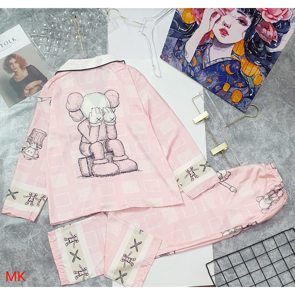 Bộ pijama lụa Latin thiết kế - Bộ ngủ mặc nhà 𝘾𝘼𝙊 𝘾𝘼̂́𝙋 Sang Chảnh, Sành Điệu.