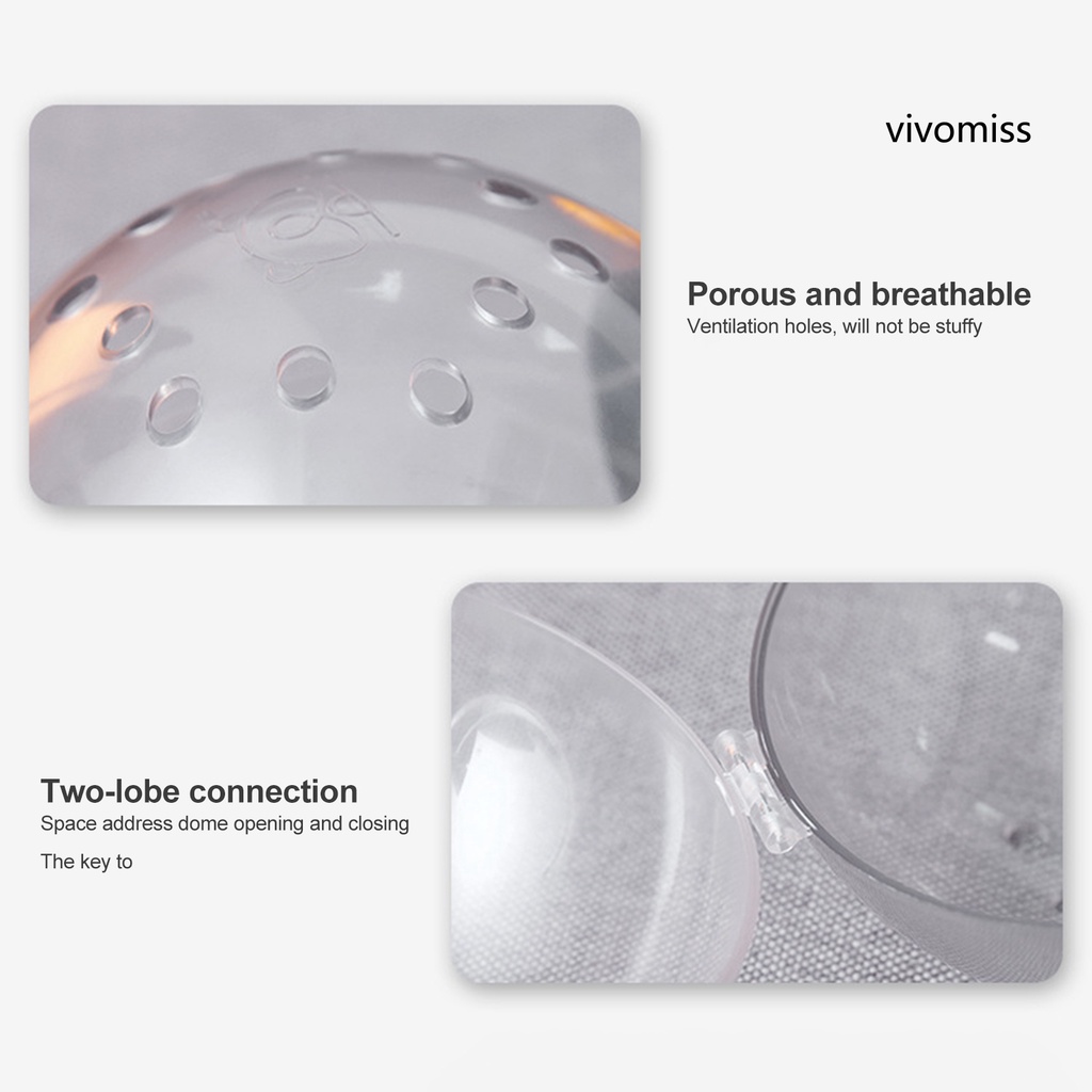 Mũ trùm không gian hình quả bóng thoáng khí bảo vệ đầu cho mèo cưng tiện lợi