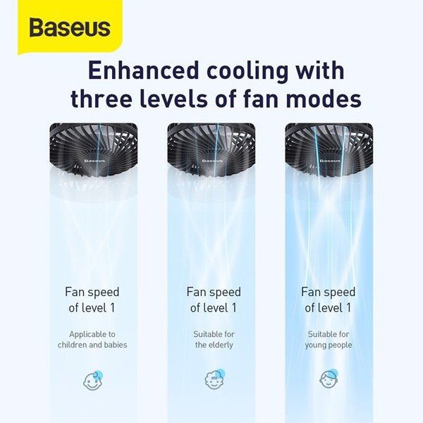 Quạt mini tiện dụng cho xe ô tô Baseus Departure Vehicle Fan